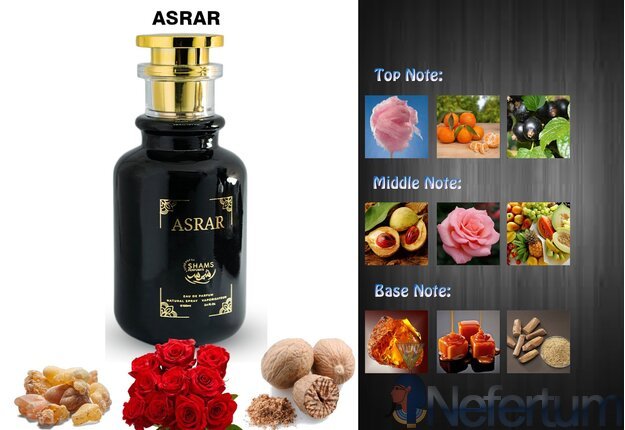 Shams Perfumes ASRAR, EDP 2ml, mėginukas