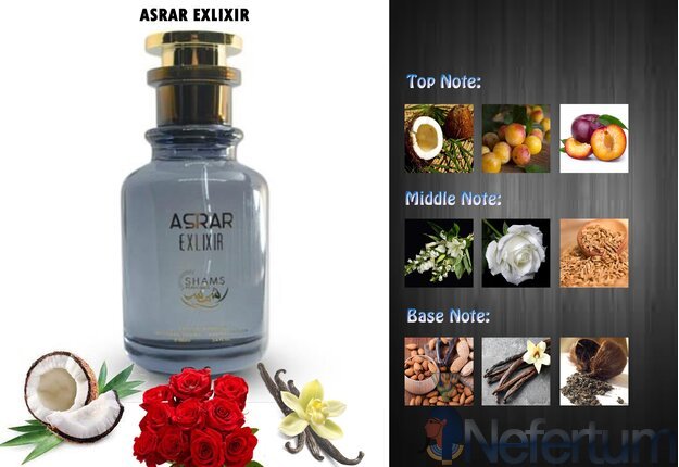 Shams Perfumes SAHERA ASRAR ELIXIR, EDP 2ml, mėginukas