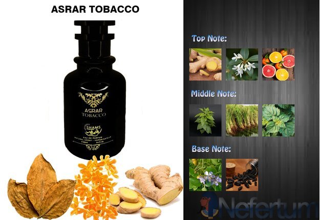 Shams Perfumes ASRAR TOBACCO, EDP 2ml, mėginukas