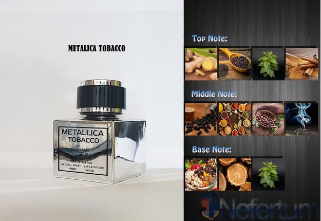 Shams Perfumes METALLICA TOBACCO, EDP 100ml, unisex