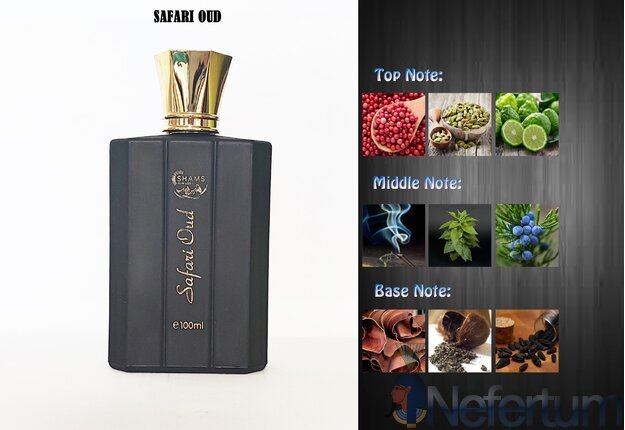 Shams Perfumes SAFARI OUD, EDP 2ml, mėginukas