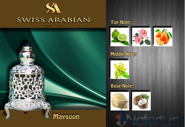 Swiss Arabian Maysoon, CPO 15ml, moteriški