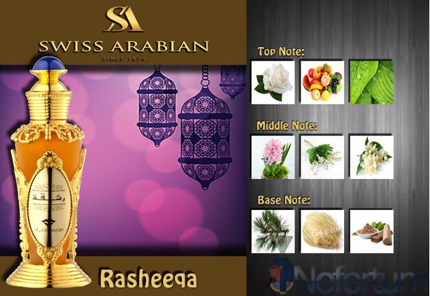 Swiss Arabian Rasheeqa, CPO 1ml testeris